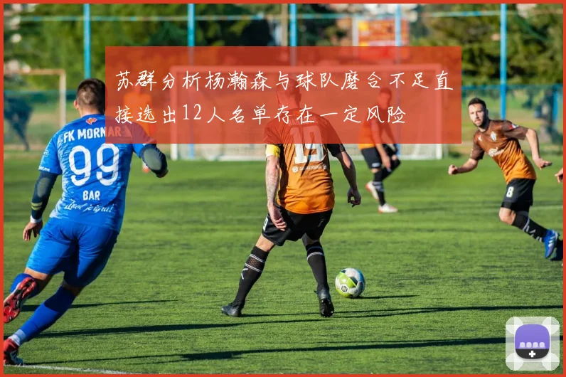 苏群分析杨瀚森与球队磨合不足直接选出12人名单存在一定风险